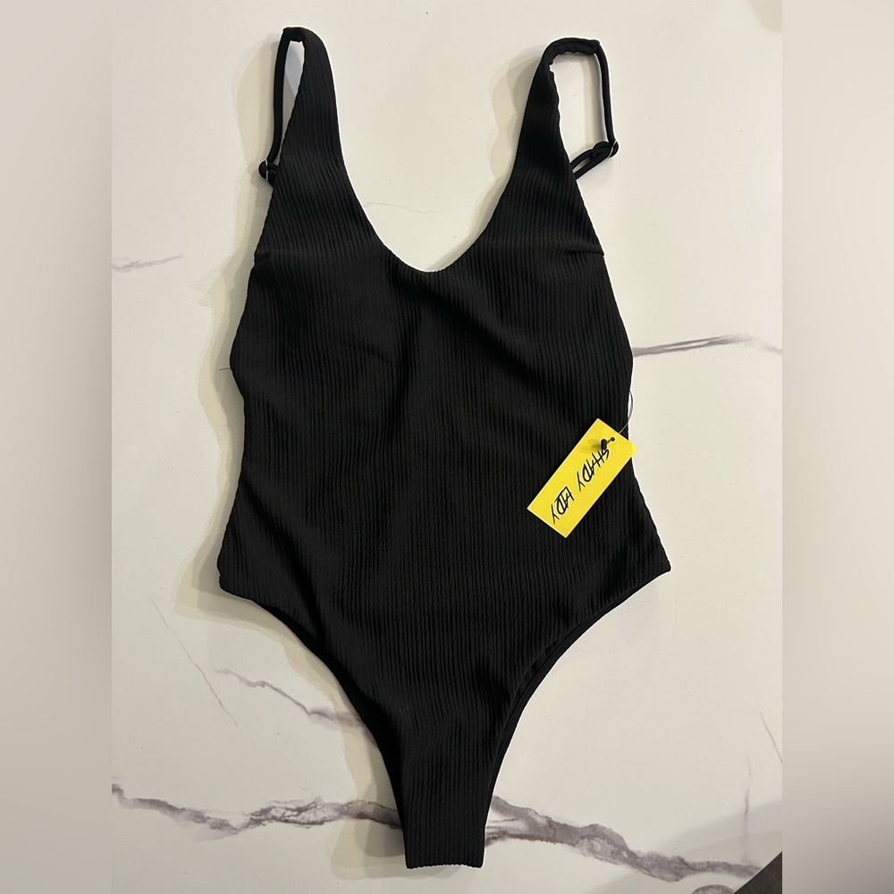 Black One Piece Swimsuit